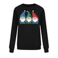 thumbnail image 4 of Xdegoge Christmas Sweatshirts for Women Plus Size Crew Neck Long Sleeve Tops Xmas Tree Graphic Shirts Oversized Crew Neck Sweatshirts Women Oversized Sweaters for Women, Black S, 4 of 6
