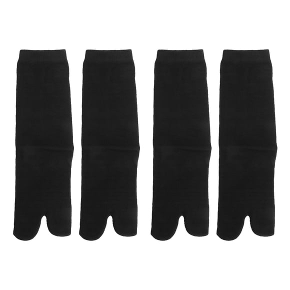 KAKOWELY 2 pares de calcetines cómodos de dos dedos, transpirables, tipo kimono (talla única)