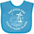thumbnail image 3 of Inktastic Vacation Time in South Padre Island Boys or Girls Baby Bib, 3 of 4