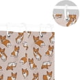 thumbnail image 5 of FREEAMG Cartoon Dogs Pattern Shower Curtain for Bathroom Waterproof Fabric Shower Curtains Bathtub Curtain with 12 Hooks, 60"x 72" for Bath Hotel Room, 5 of 6