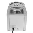 thumbnail image 3 of Commercial Nacho Cheese Warmer, 150W 110V Electric Hot Fudge Dispenser Warmer Large Capacity Stainless Steel Soup Cheese Heat Preservation Machine for Hot Fudge, Butter, Cheese, Ca, 3 of 7