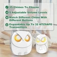 thumbnail image 4 of Lttoisl Wireless Driveway Alarm System, 1000 FT Long Range Outdoor Motion Detector with 35 Melodies, Weather-Resistant Home Security Alert, 1 Receiver & 2 Sensors, US Plug, 4 of 8