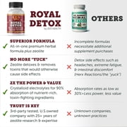 Zeo Health Royal Detox Heavy Metal  Body Detox Cleanse Capsules, 90 Count