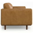 thumbnail image 5 of Morrison 89 inch Wide Mid-Century Modern Sofa in Sienna Top Grain Genuine Leather, 5 of 12