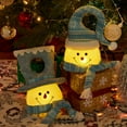 thumbnail image 3 of Douhoow Light Up Christmas Tree Topper Hat,Lighted Plush Snowman Pendant Christmas Party Decorations, 3 of 8