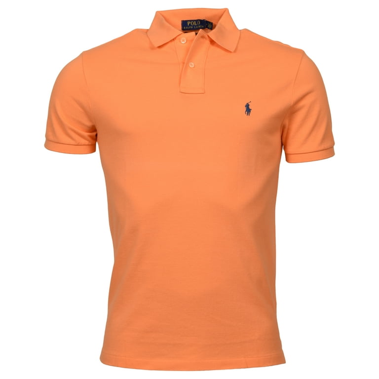 Orange polo 2025 shirt walmart