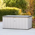 thumbnail image 2 of Lifetime 60254 Coffre de Terrasse de Rangement pour la Maison et l'Extérieur, Robuste et Résistant, 150 Gallons, Beige, 2 of 5