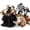 4Pcs-Pony, variant on Muiteiur 4Pack Stuffed Animal Lion 14" Small Stuffed Animal Jungle Animal Toy