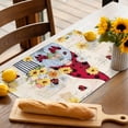 thumbnail image 3 of Placemats Set of 4, Daisy Gnome Place Mats Flower Spring Floral Retro Tablemats Washable Placemat Table Decoration for Kitchen Table Dinner Party Home Decor Indoor Outdoor 13x19 Inch, 3 of 9