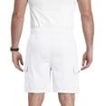 thumbnail image 5 of QDG Men's Relaxed Fit Cargo Shorts with Drawstring Elastic Waist Multi-Pocket for Daily Hiking Work, 5 of 7