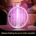 thumbnail image 4 of 1 Set Mosquito Swatter Insulated Power Grid Bionic Capture Silent Operation Nonradiative 1200mAh Battery 4 in 1 Electric Mosquito Swatter Bedroom Supply, 4 of 7