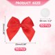thumbnail image 2 of Uxcell 50Pcs Mini Lazos Pequeños Lazos de Cinta de Satén con Almohadillas Adhesivas para Manualidades Decoración de Bodas Fiestas Envoltura de Regalos Rojo, 2 of 7