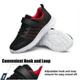 thumbnail image 4 of YHOON Boys Girls Sneakers Kids Shoes Unisex Breathable Fitness Running Tennis Lightweight Shoes Black Big Kid Size 5.5, 4 of 6