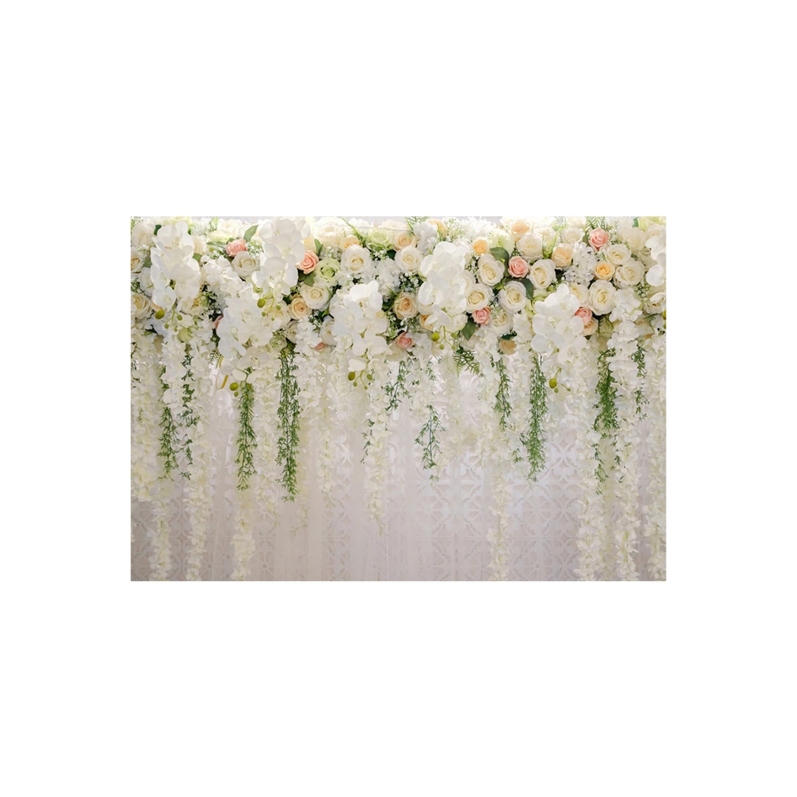 Yoone Wedding Flowers Photography Background Cloth Video Backdrop for