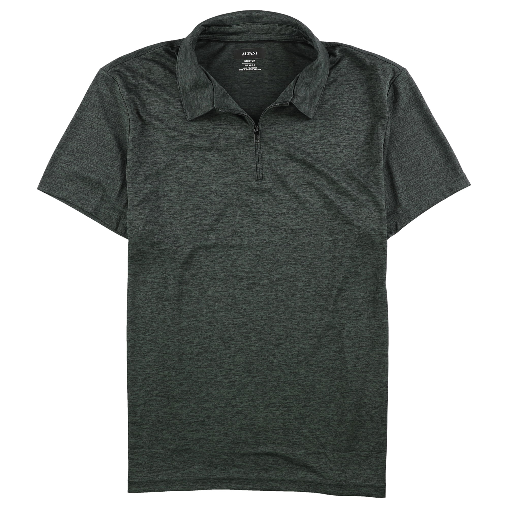 Alfani - Alfani Mens Quarter-Zip Rugby Polo Shirt - Walmart.com - Walmart.com