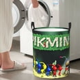 thumbnail image 4 of Lsque Pikmin pattern Laundry Hamper Basket, Tall Woven Rope Hamper Basket for Clothes, Lightweight Storage Basket, Collapsible Waterproof-Medium, 4 of 8