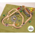 thumbnail image 4 of KidKraft Bucket Construction Bucket Top 61 Piece Wood Train Set | 17805, 4 of 6