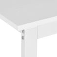 thumbnail image 3 of Dextrus 55" Computer Desk with Storage Drawers & LED Light, Office Desk with Monitor Stand & Power Outlets, Work Study PC Desk for Small Spaces, Home Office, White, 3 of 10