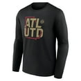 thumbnail image 2 of Men's Black Atlanta United FC Hometown Collection Team Long Sleeve T-Shirt, 2 of 3