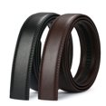 thumbnail image 1 of Cinturón de hombre con hebilla automática de PVC de piel sintética de 3,5 cm sin cabeza y alargado, 1 of 5