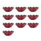 thumbnail image 2 of Wosthever Molde para tarta de huevo de acero al carbono de 10 piezas, repuesto antiadherente para el hogar, cocina, panadería, molde para Type2 NO2, 2 of 6