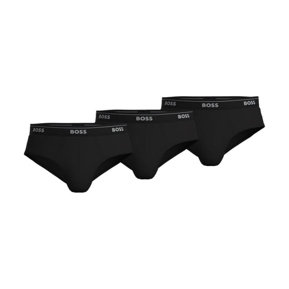 Calzoncillos BOSS para hombre, 3 unidades, algodón, color negro