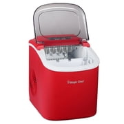 Magic Chef Portable Countertop Ice Maker, 27 Lbs. per Day, Red