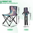 thumbnail image 3 of YAZAOO Camping Chairs Modern Lion Birthday Party Pattern Folding chair, 3 of 8