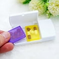 thumbnail image 5 of Cheers US Portable Pill Organizer Pill Cutter 2-in-1, Small Pill Box Medicine Supplement Pill Case,Pill Organizer with Pill Cutter Crusher Splitter BPA Free Material, 5 of 7