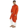 thumbnail image 3 of Atasi Kurta Indienne Pyjama Ensemble 2 Pcs pour Hommes Tenue de Fête Tenue Traditionnelle Ethnique, 3 of 7
