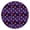 Owl Night Forest, variant on Owl Night Forest Purple Pattern Round Elastic Tablecloth, 36-44 Inch Waterproof, Machine Washable, Indoor & Outdoor Use