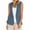 Navy, variant on YUGYXL Cotton Linen Suit Jacket for Women Casual Sleeveless Lapel Business Blazers with Pockets Cardigans Tops Khaki XXL