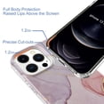 thumbnail image 4 of iPhone 13 Pro Case, Ultra Thin Hybrid Protective Lightweight Marble Design Shockproof Case Soft TPU Back Cover for iPhone 13 Pro 6.1", C, 4 of 6