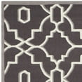 thumbnail image 4 of SAFAVIEH Four Seasons Nowell Geometric Polyester Area Rug, Dark Grey/Ivory, 5' x 8', 4 of 6