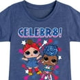 thumbnail image 3 of LOL Surprise! Americana - 4th of July - Celebr8! - Toddler & Youth Girls Short Sleeve Graphic T-Shirt, 3 of 5