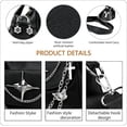 thumbnail image 6 of Sunyuer Vintage Distressed Chain Motorcycle Bag - Stylish, Large Capacity, Single Shoulder Handbag Tote Y2K Hobo Bag for Women, 6 of 8