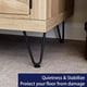 thumbnail image 2 of 4x patas de horquilla, caminos de mesa con horquillas, patas de horquilla intercambiables, patas de mesa DIY, 2 of 5