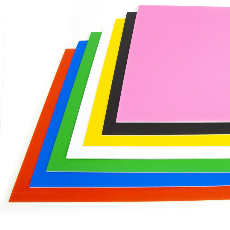 Uxcell 8x12 200x300mm Foam Sheet for Crafts Foam Boards Foam Paper Sheets  for Art, Yellow 10 Pack