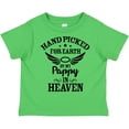 thumbnail image 3 of Inktastic Handpicked for Earth by My Pappy in Heaven with Angel Wings Boys or Girls Toddler T-Shirt, 3 of 5
