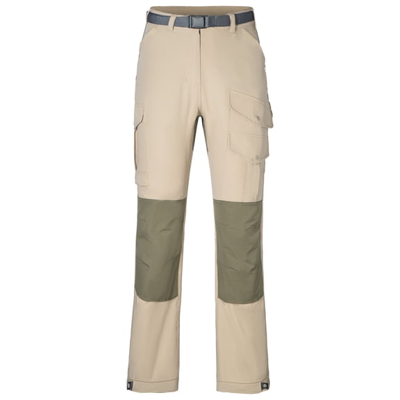 Women's Multi Pocket Work Cargo Pants, Stretch Lightweight Outdoor Hiking Pants Khaki XS