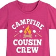 thumbnail image 3 of Instant Message - Campfire Cousin Crew - Toddler & Youth Girls Short Sleeve Graphic T-Shirt, 3 of 6