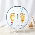 thumbnail image 4 of Newborn Hand Foot Print Kit DIY Souvenir Keepsake Inkless for Handprint Gift for Full 100 Days One Year Old B, 4 of 8