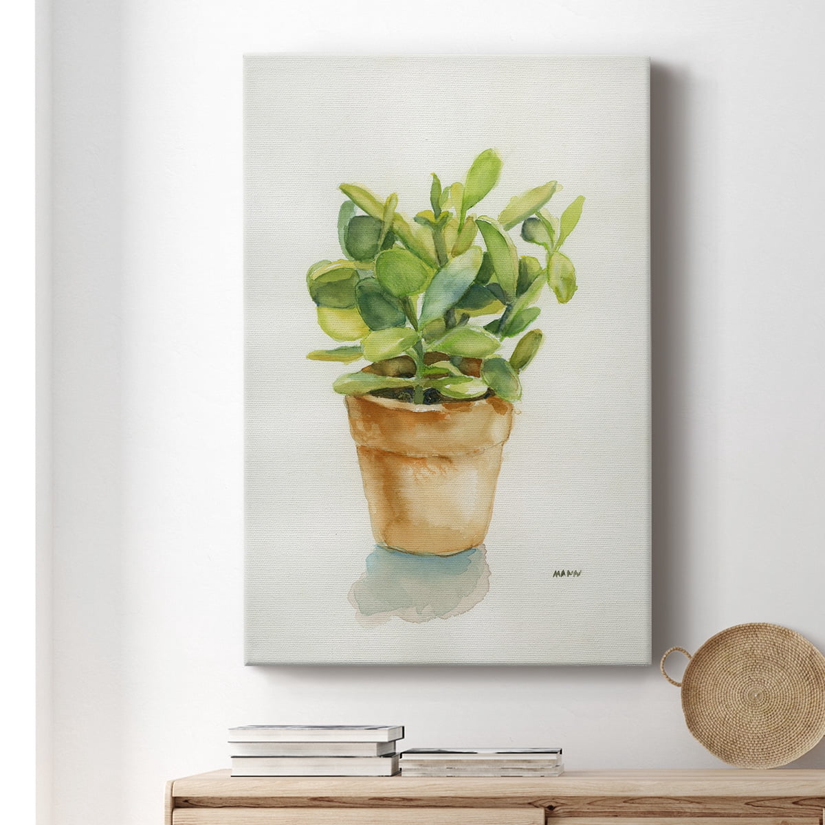 Succulent I Premium Gallery Wrapped Canvas - Ready to Hang
