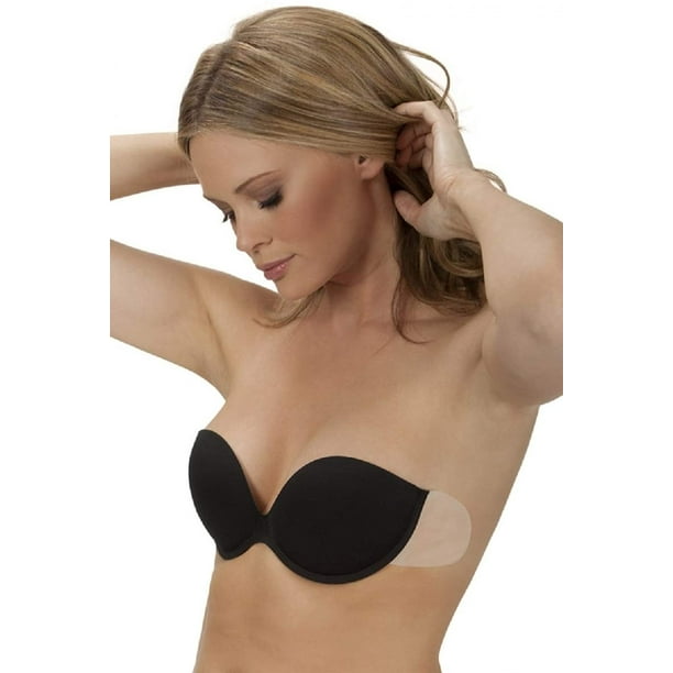 Invisible Curves Seamless Strapless Bra by Fashion Forms 16530 B Black