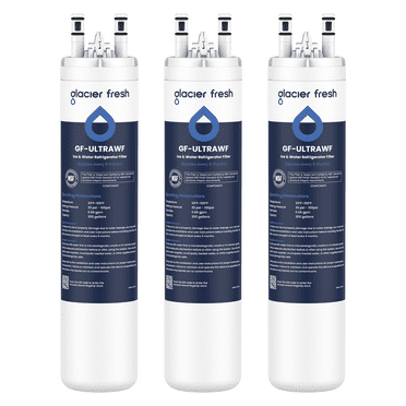 Glacier Fresh Replacement for Frigidaire ultrawf,Pure Source Ultra,  9999, 469999, 46-9999, A0094E28261 Refrigerator Water Filter,Pack of 3