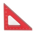 thumbnail image 2 of Carpentry Squares, 90 45 Degree Woodworking  Ruler Aluminium Alloy Inch Metric Measuring  For Linear Measurement, 2 of 8