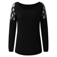 thumbnail image 4 of DYMADE Women Slim Fashion Style Long Sleeve T-Shirt Top, 4 of 6
