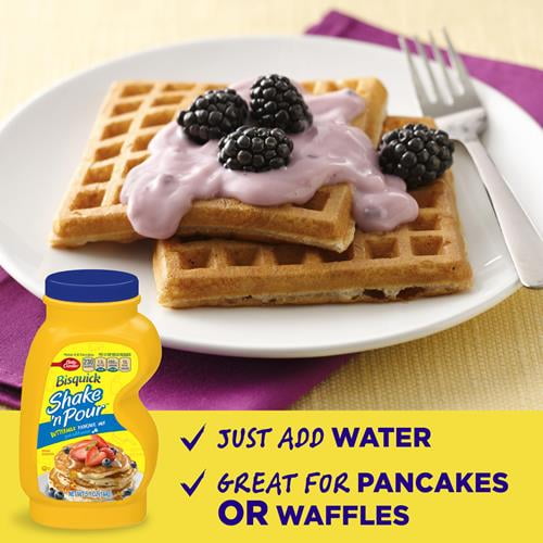 Betty Crocker Bisquick Shake N Pour, Buttermilk Pancake Mix, 5.1 Oz - Pack of 2