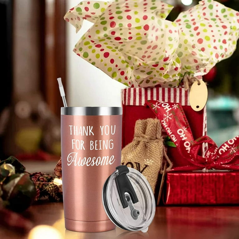 10 & Fabulous 20 oz Stainless Steel Rose Gold Tumbler | Gifts for 10 Year Old Girl | 10th Birthday Party Supplies for Girls | 10th Birthday Gifts for