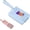 Blue, variant on Handheld Double Roller Carpet Brush - Multi-Functional Portable Pet Hair Remover with Crumb Collector, Manual Dust Sweeper for Bed Desktop Carpet Pet Hair
